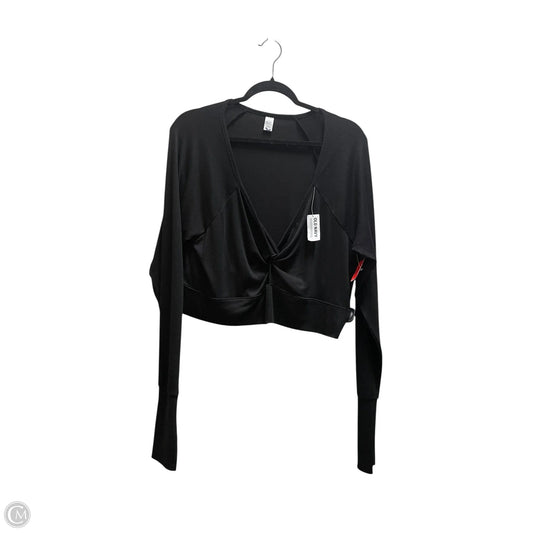Top Long Sleeve By Old Navy In Black, Size: Xxl
