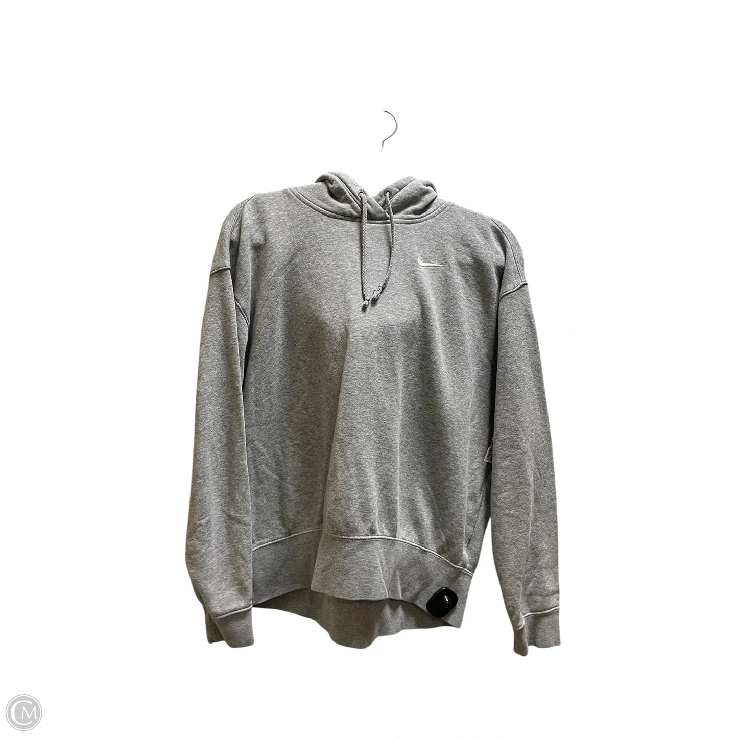 Sweatshirt Hoodie By Nike Apparel In Grey, Size: S