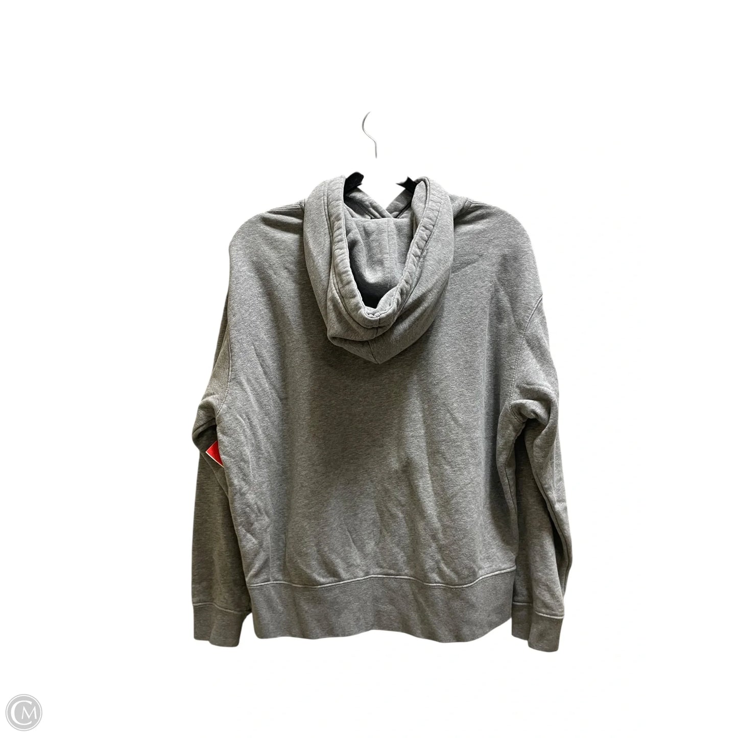 Sweatshirt Hoodie By Nike Apparel In Grey, Size: S