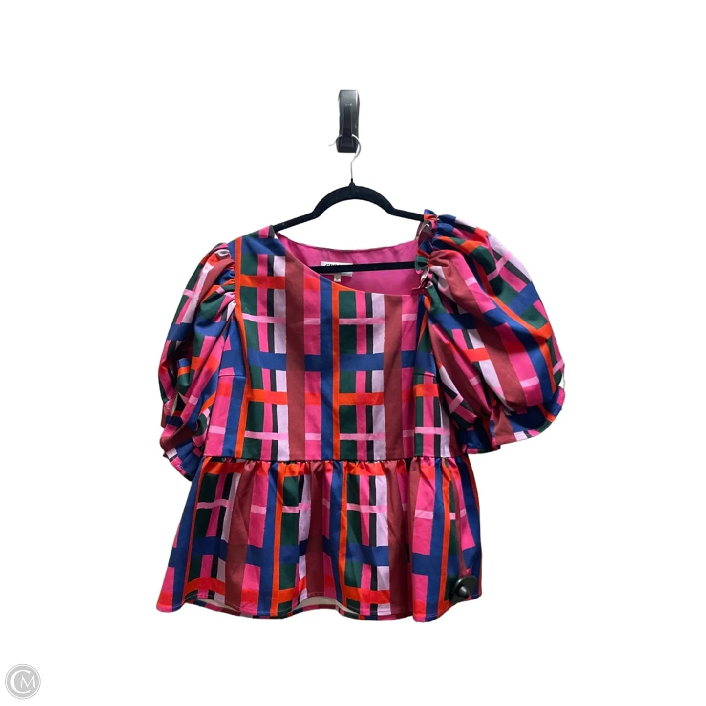 Top Short Sleeve By Crosby In Multi-colored, Size: M