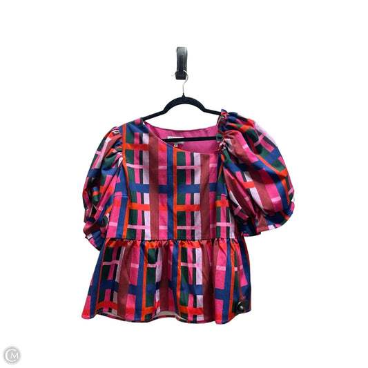 Top Short Sleeve By Crosby In Multi-colored, Size: M