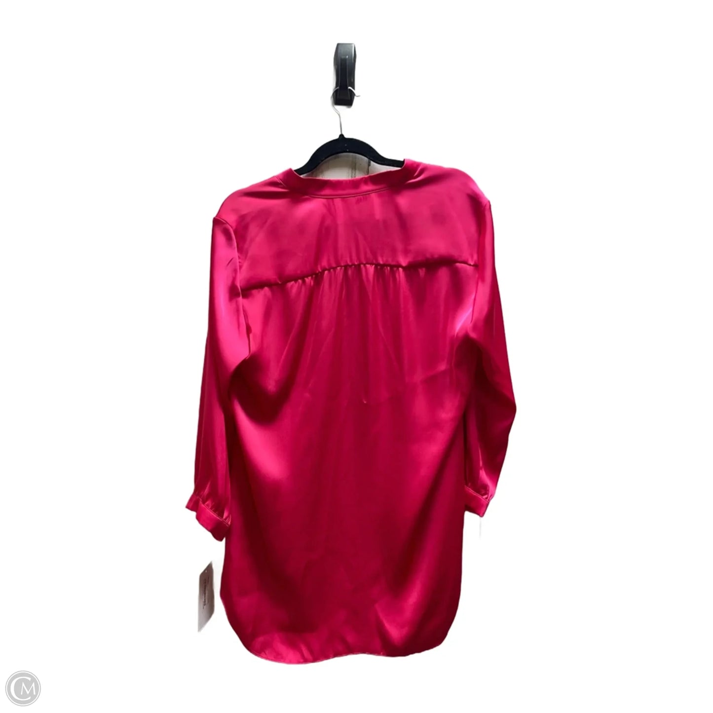 Top Long Sleeve By Amanda Uprichard In Pink, Size: L