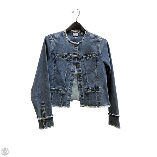 Jacket Denim By Ecru In Blue Denim, Size: S