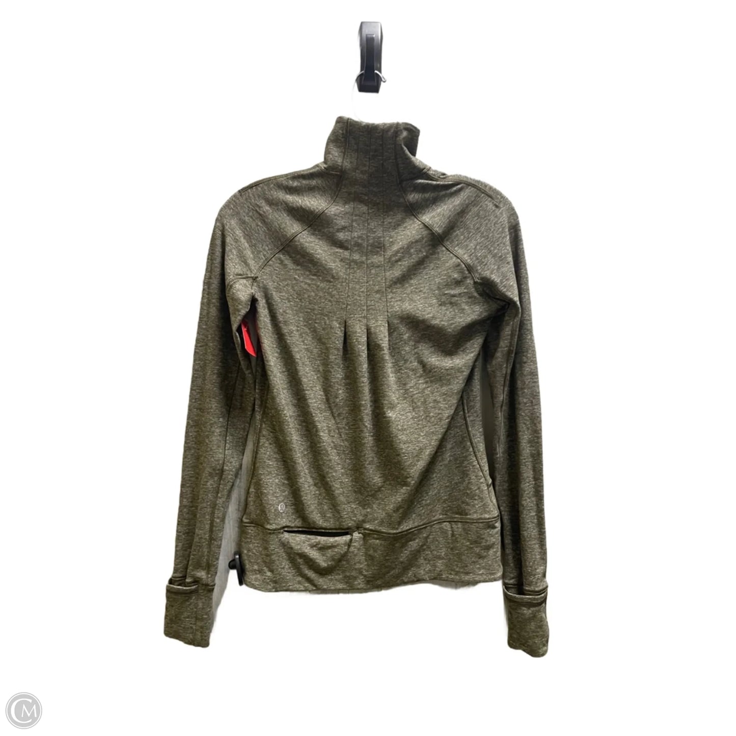 Athletic Jacket By Lululemon In Green, Size: 4