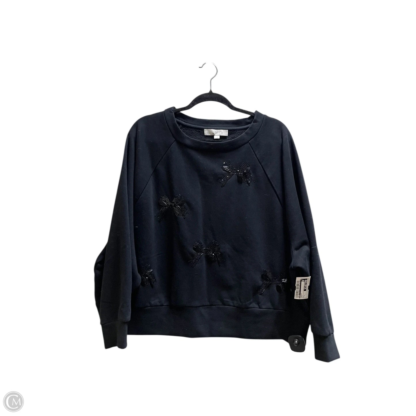Sweater By Loft In Black, Size: L