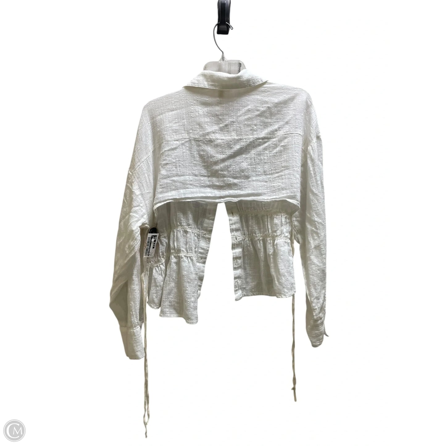 Top Long Sleeve By Free People In White, Size: M