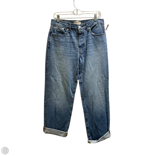 Jeans Straight By Madewell In Blue Denim, Size: 4