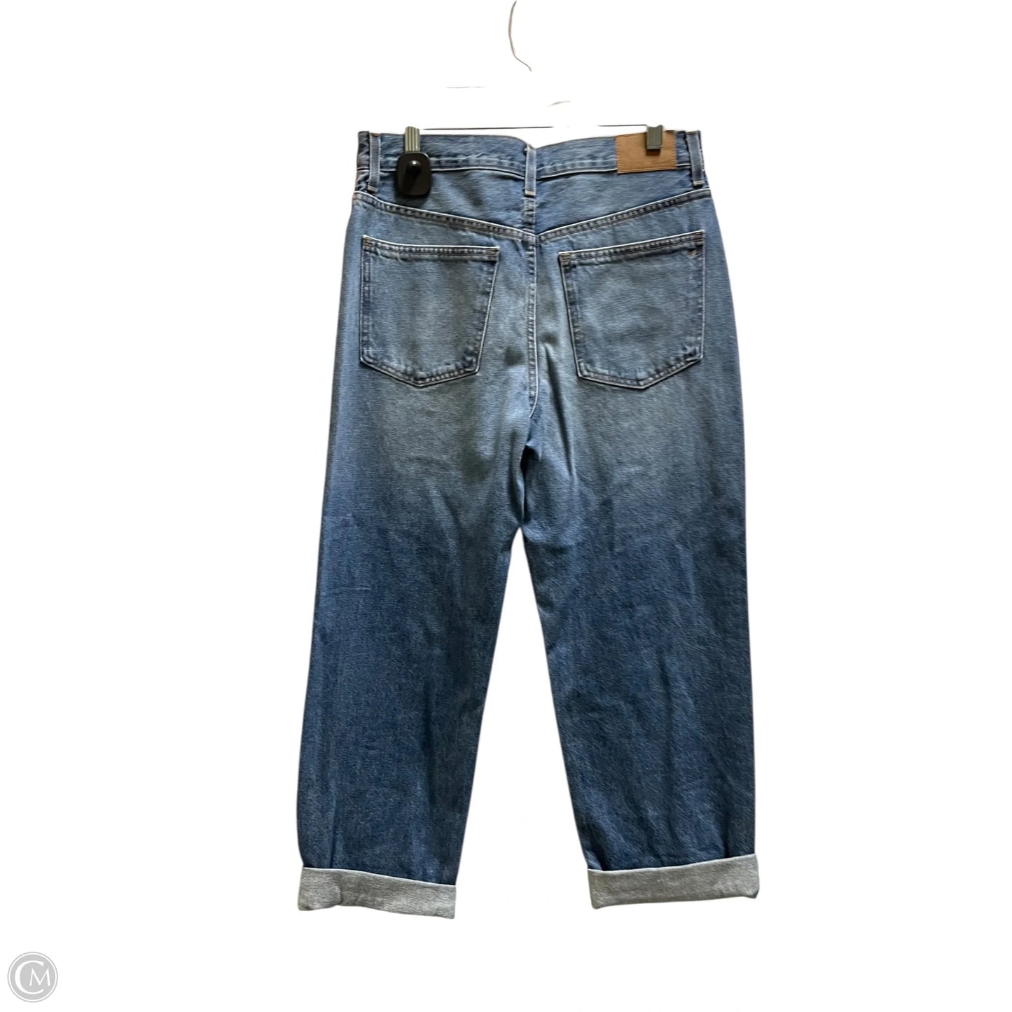 Jeans Straight By Madewell In Blue Denim, Size: 4