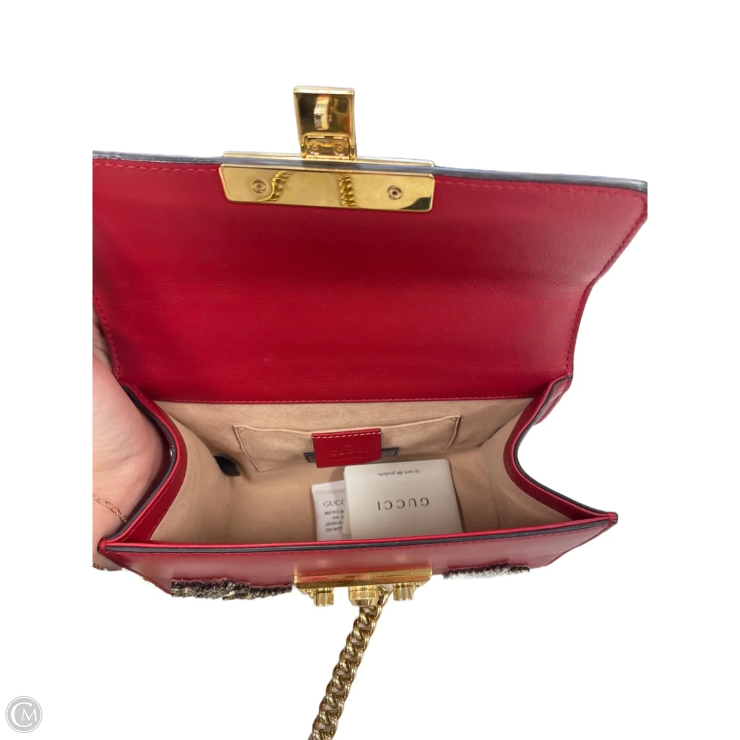 Handbag Luxury Designer By Gucci, Size: Medium