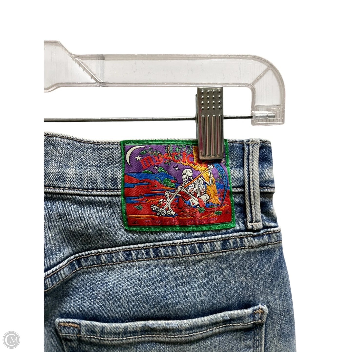 Jeans Skinny By Mother In Blue Denim, Size: 4