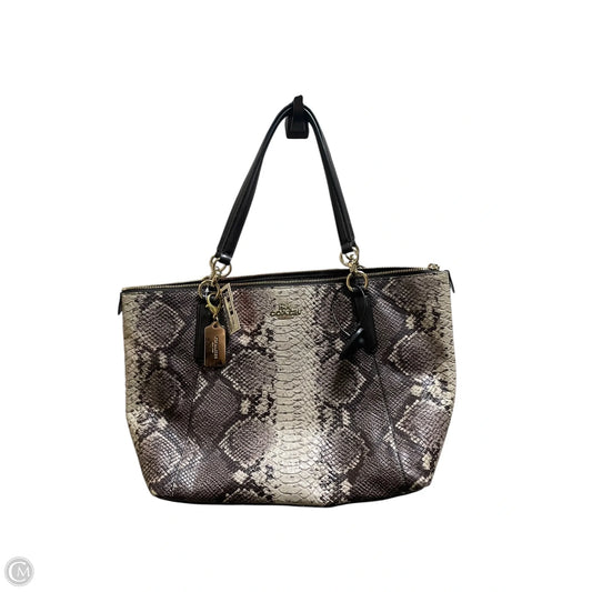 Handbag Designer By Coach, Size: Medium