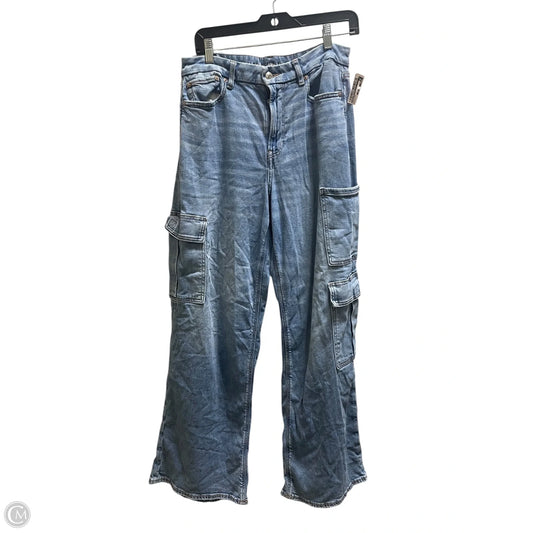 Jeans Boot Cut By American Eagle In Blue Denim, Size: 10