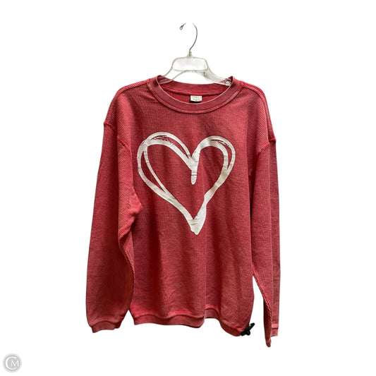 Sweater By Chic In Red, Size: S