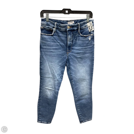 Jeans Skinny By Good American In Blue Denim, Size: 6