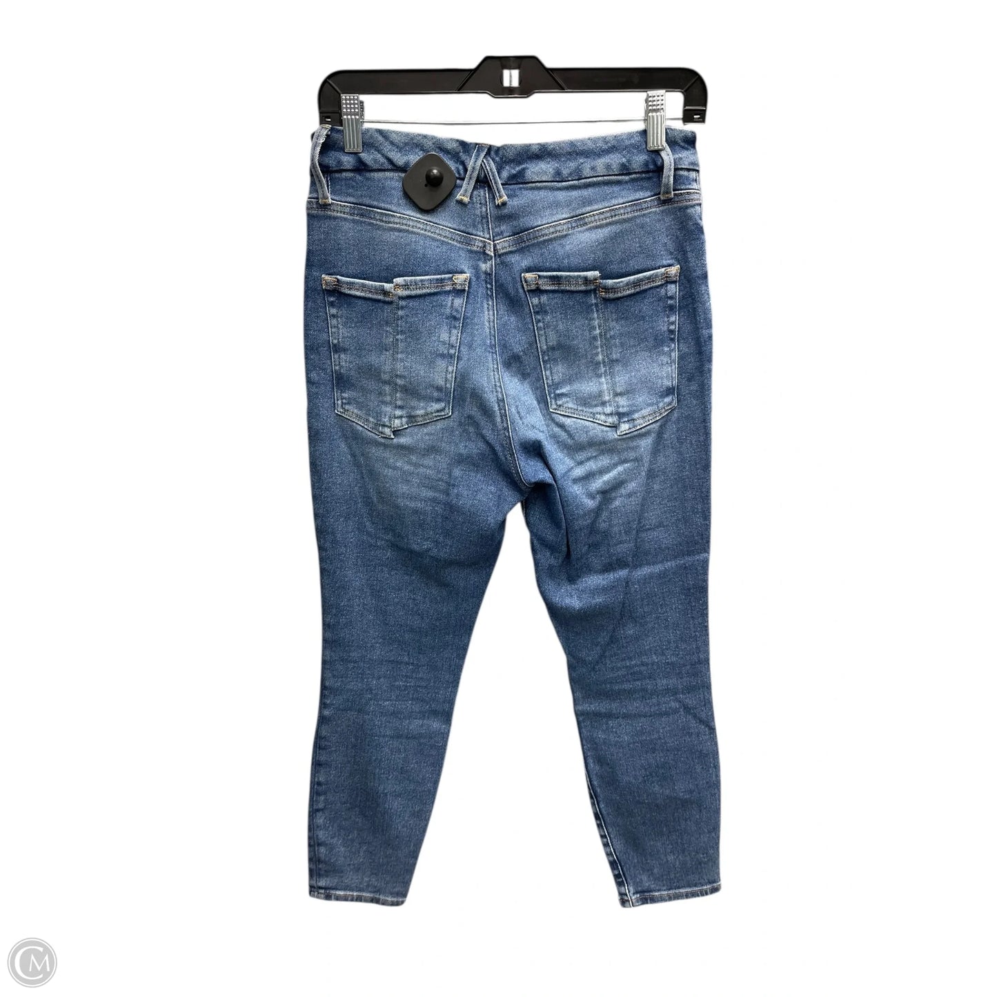 Jeans Skinny By Good American In Blue Denim, Size: 6