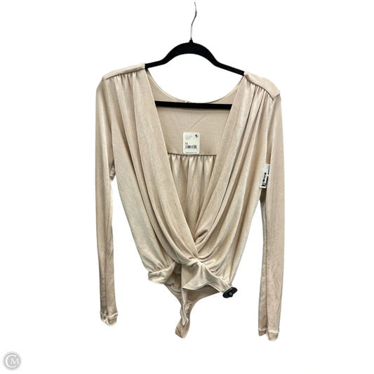 Bodysuit By Free People In Gold, Size: M