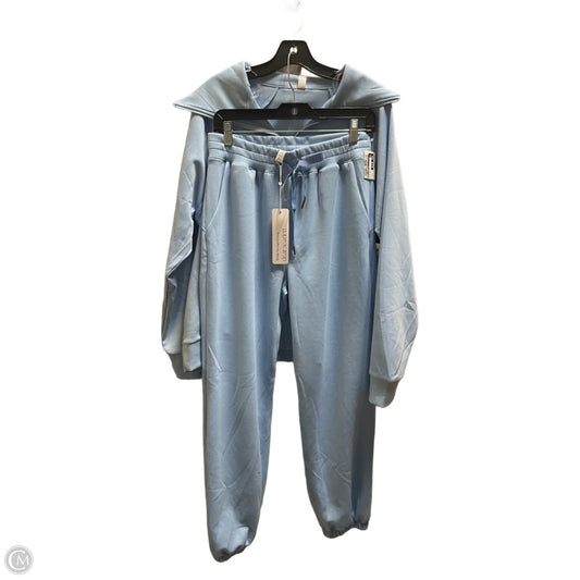 Pants Set 2pc By Dear Scarlett In Blue, Size: L