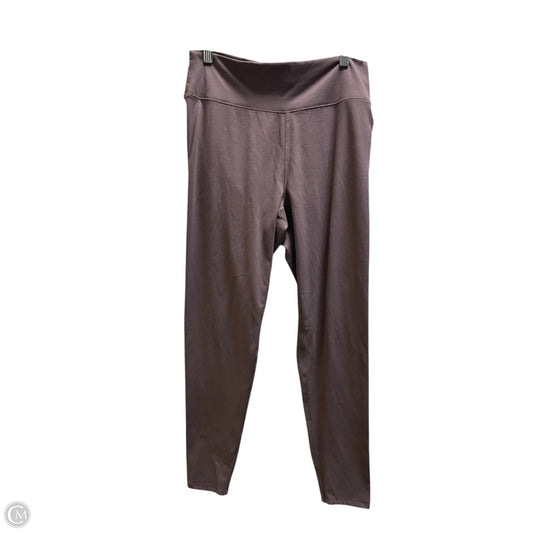 Athletic Leggings By Wild Fable In Brown, Size: Xxl