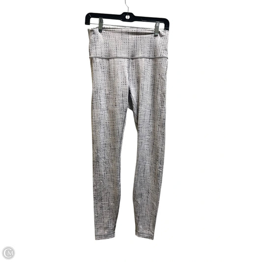 Athletic Leggings By Lululemon In Grey, Size: 8