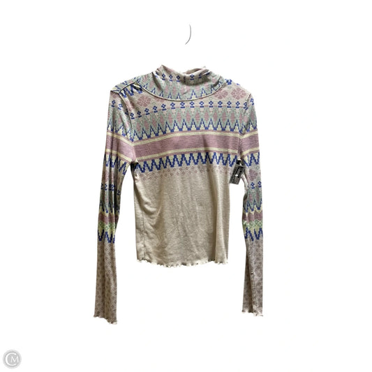 Top Long Sleeve By Free People In Purple, Size: M