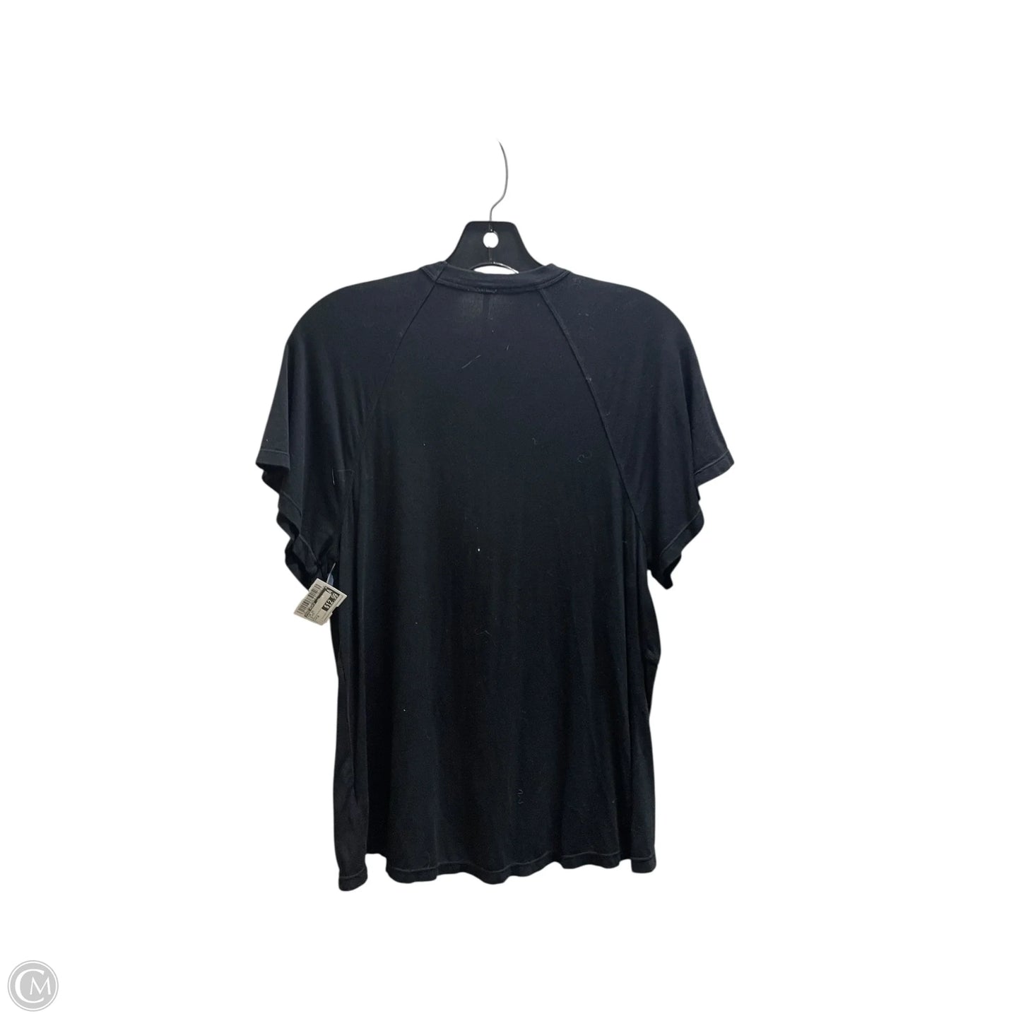 Top Short Sleeve By Free People In Black, Size: M