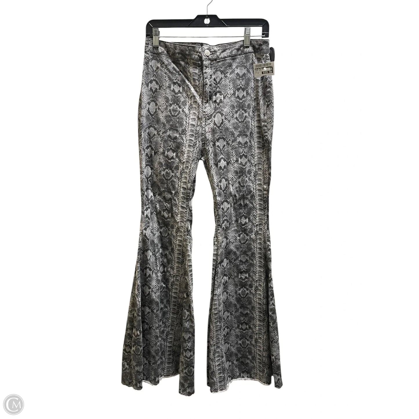 Jeans Wide Leg By We The Free In Animal Print, Size: 10
