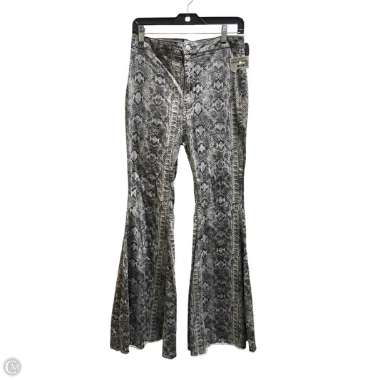 Jeans Wide Leg By We The Free In Animal Print, Size: 10