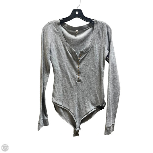 Top Long Sleeve By Free People In Grey, Size: M