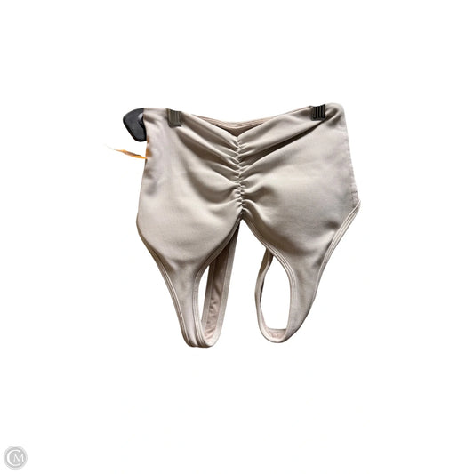 Athletic Bra By Clothes Mentor In Cream, Size: S