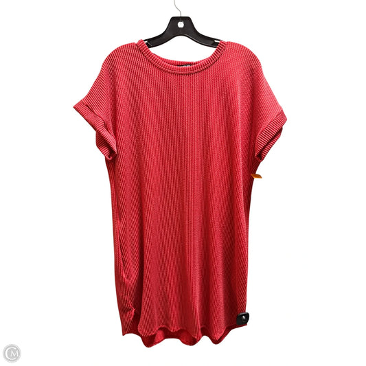Dress Casual Short By Clothes Mentor In Red, Size: L