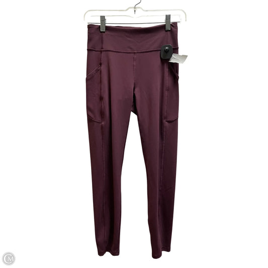 Athletic Leggings By Lululemon In Red, Size: 6