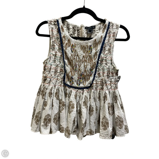 Top Sleeveless By Let Me Be In Multi-colored, Size: Xs