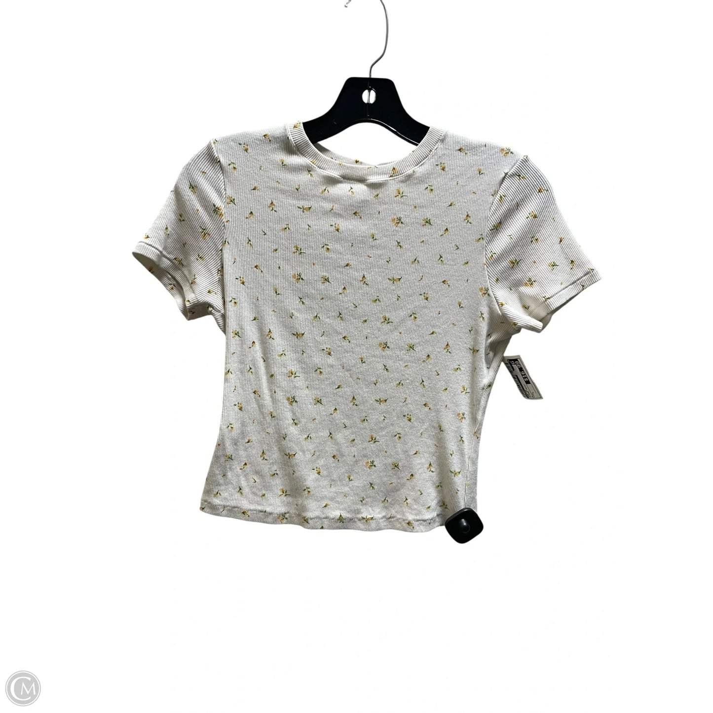 Top Short Sleeve By Skims In Floral Print, Size: L