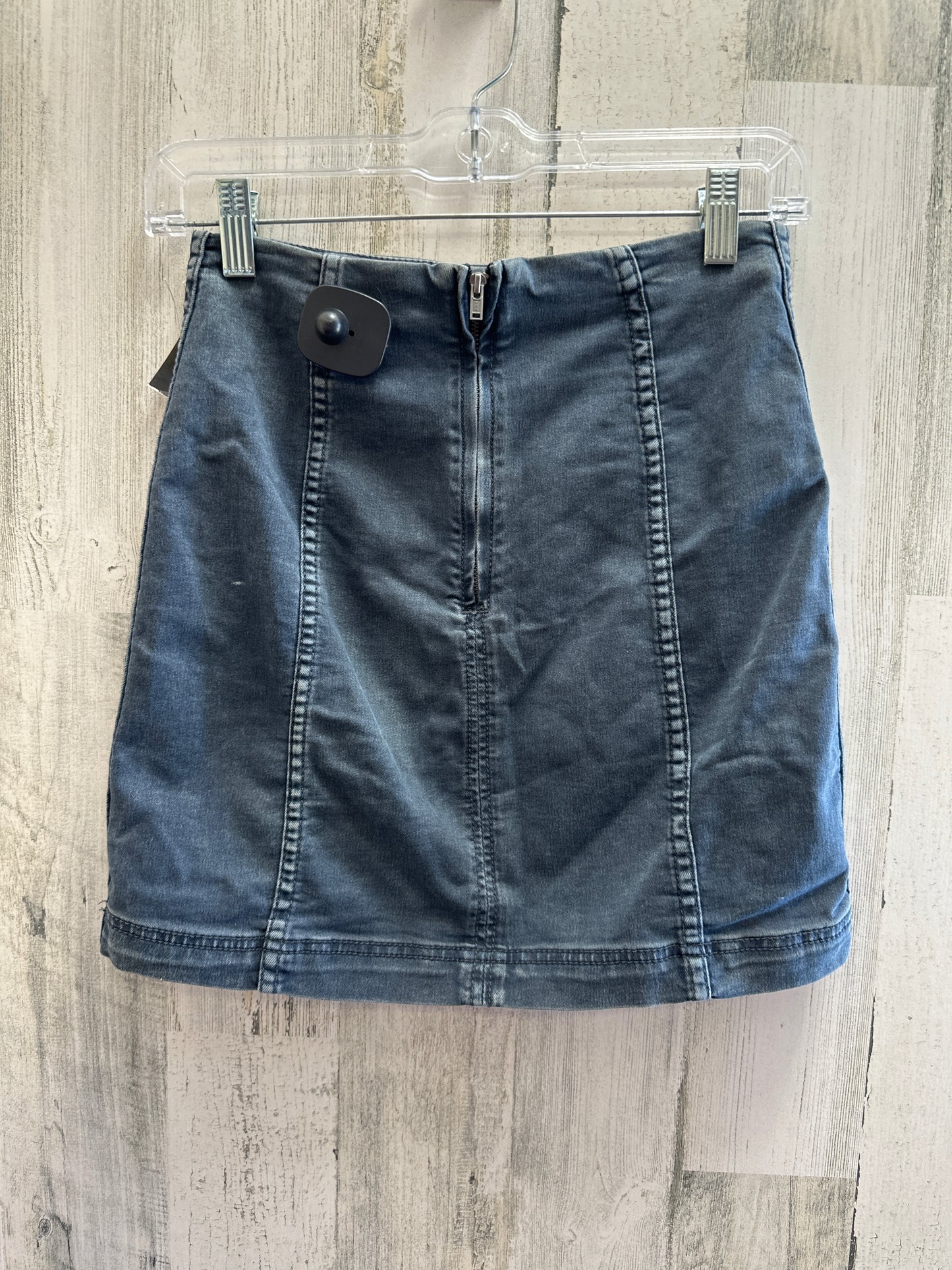 Blue Skirt Mini & Short Free People, Size Xs