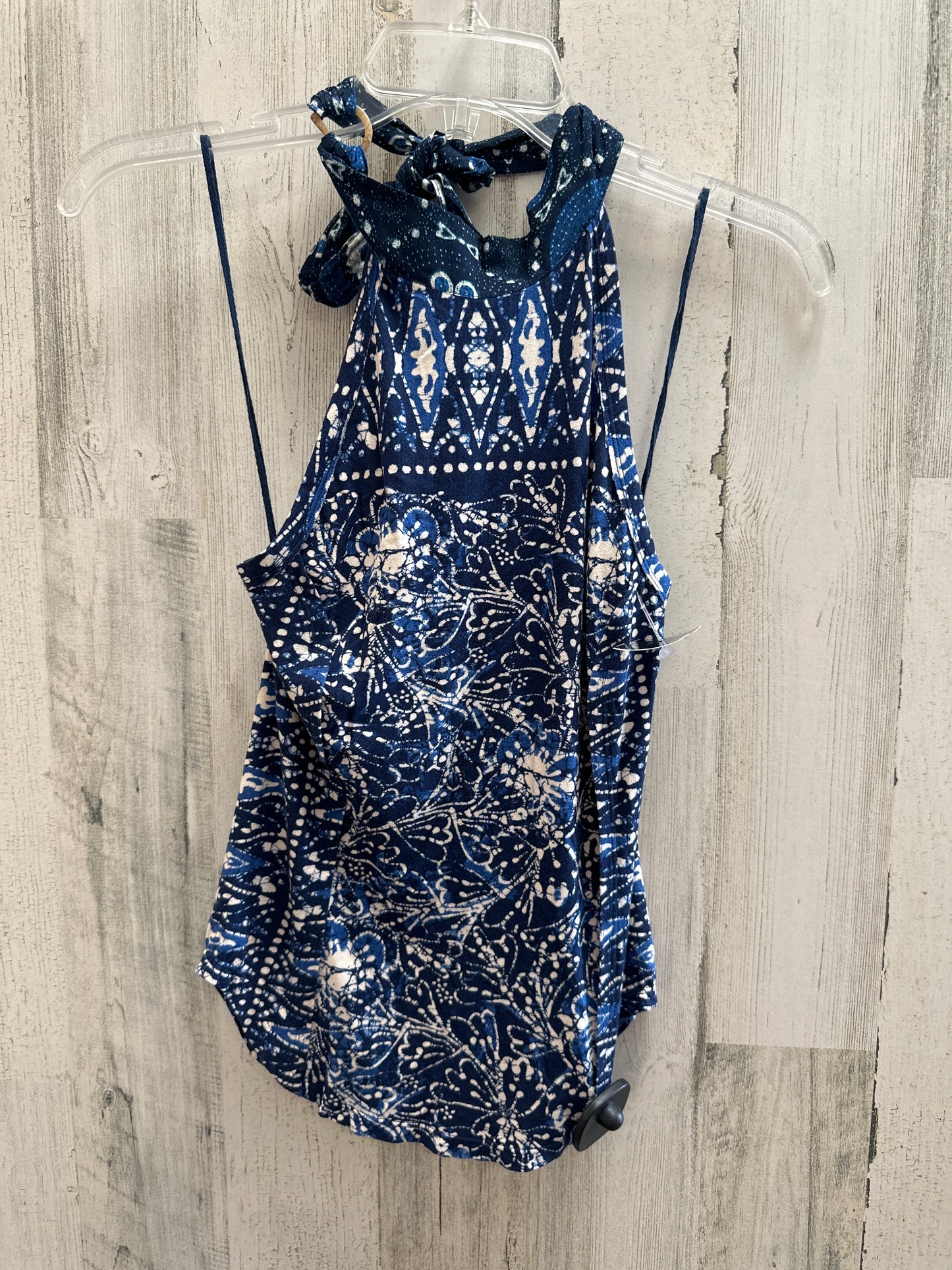 Blue Top Sleeveless Free People, Size Xs