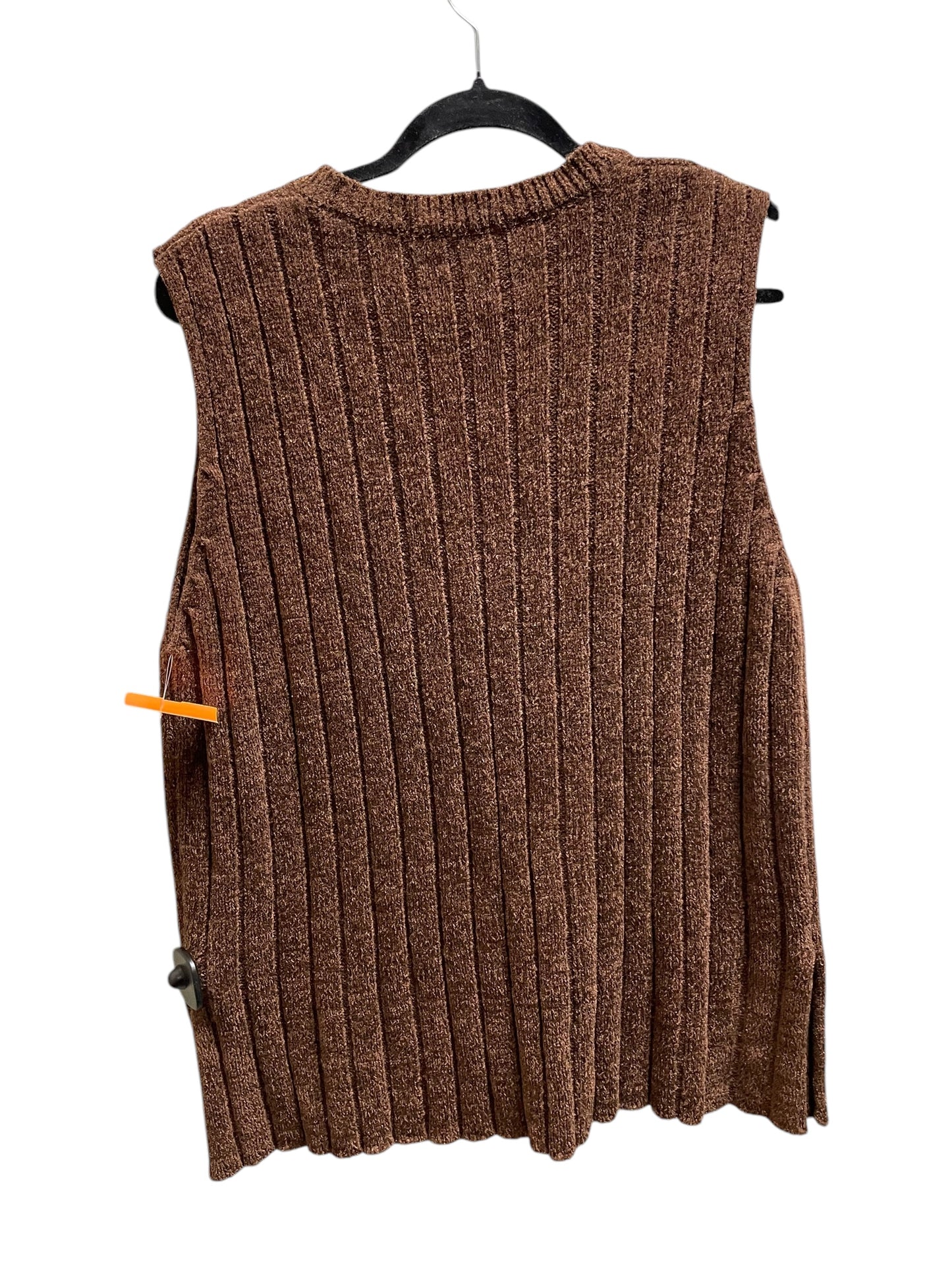 Vest Sweater By Jamie Scott In Brown, Size: M