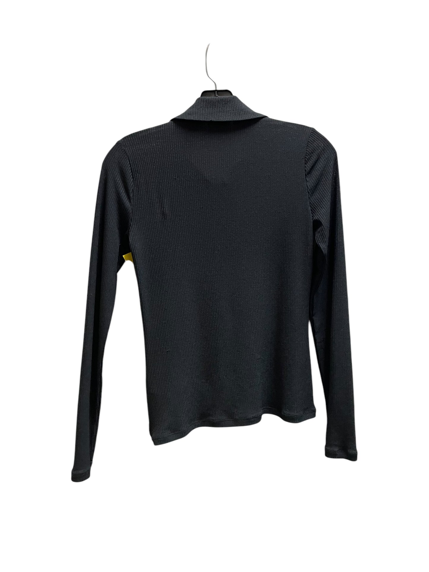 Top Long Sleeve By Abercrombie And Fitch In Black, Size: Xs