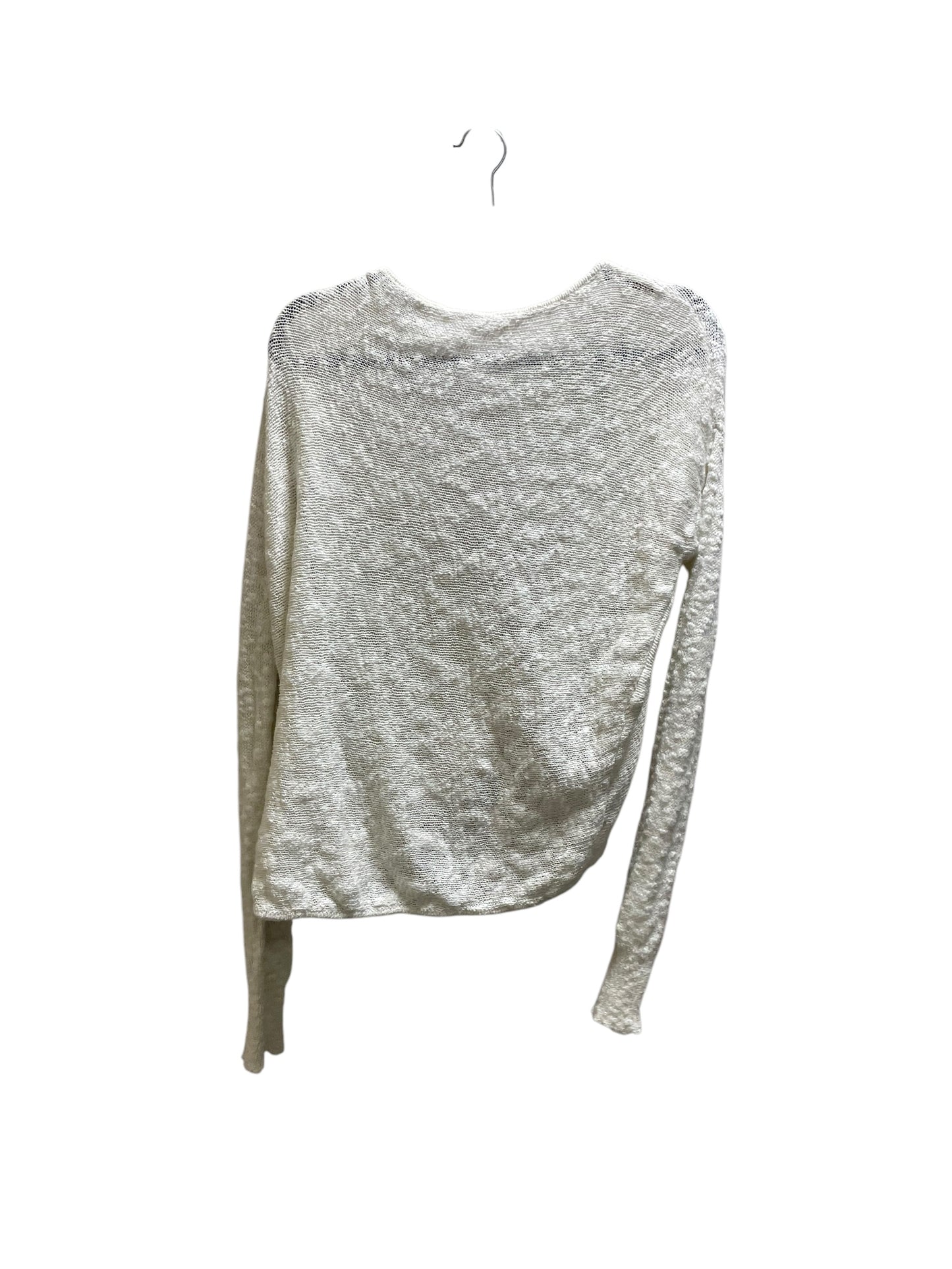 Top Long Sleeve By Clothes Mentor In Cream, Size: M