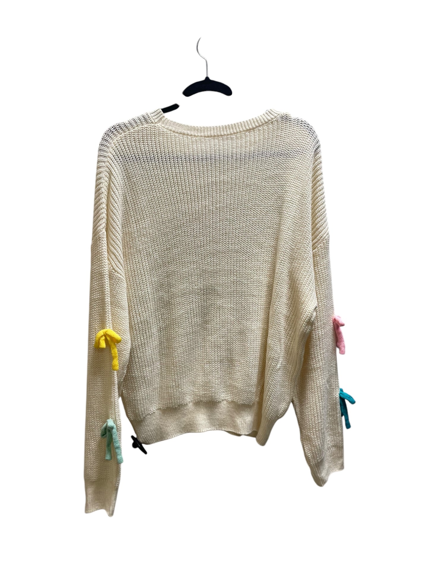 Sweater By Shein In Cream, Size: L