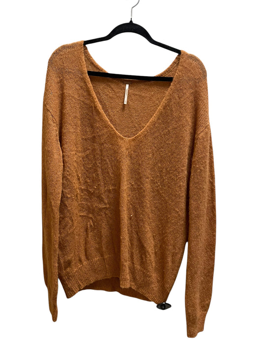 Sweater By Free People In Orange, Size: S