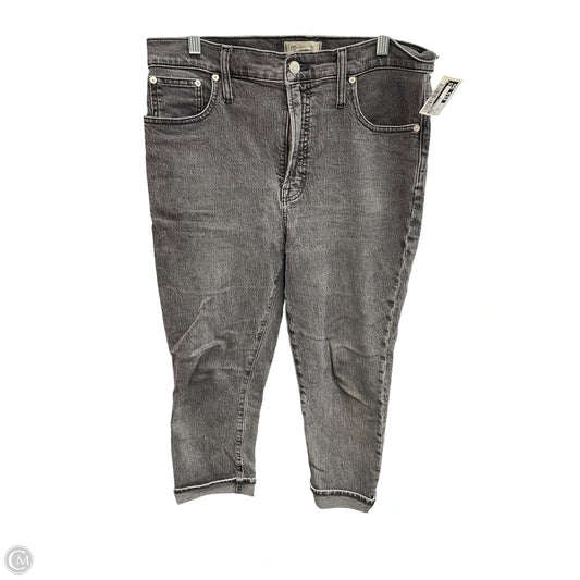 Jeans Boyfriend By Madewell In Black, Size: 12