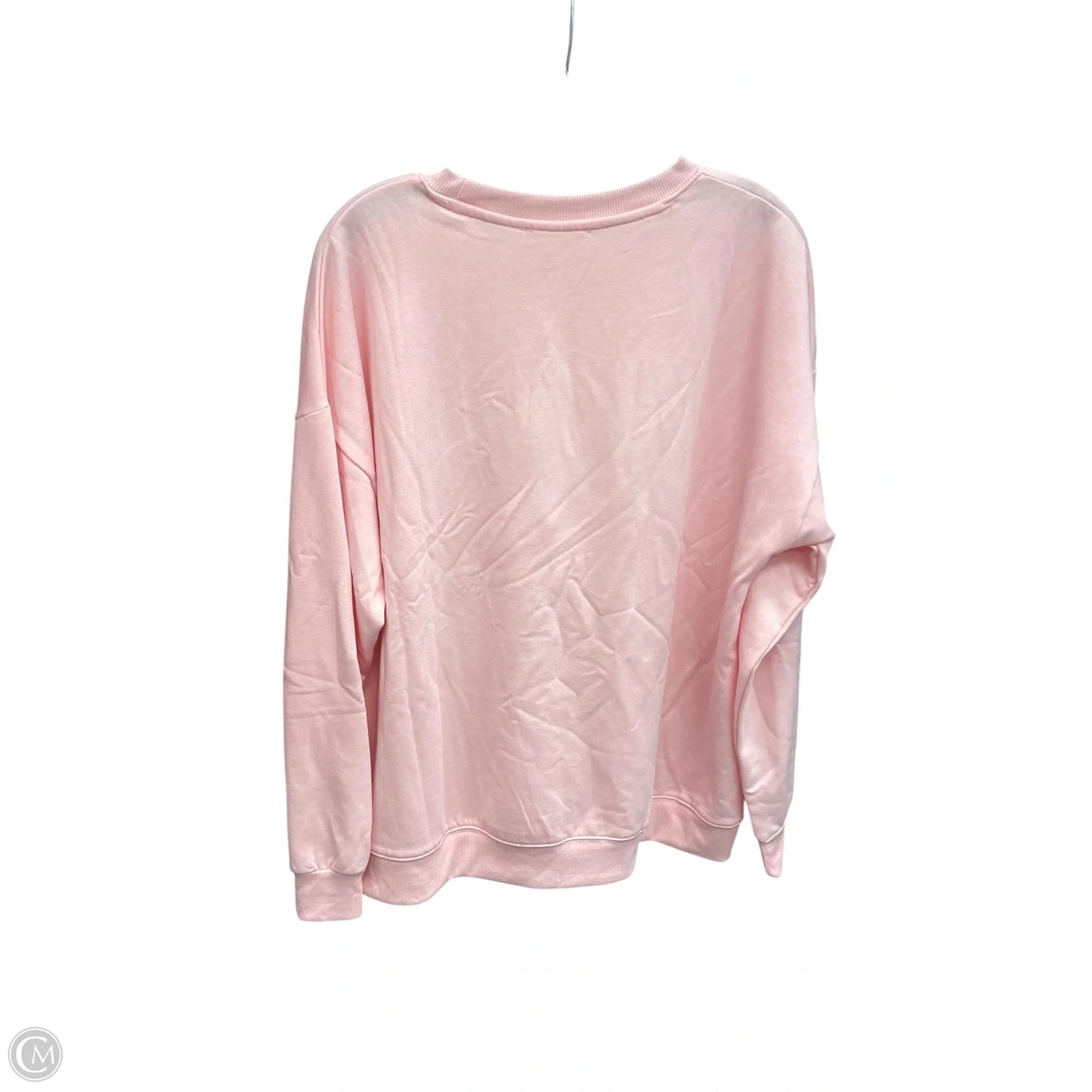 Sweatshirt Crewneck By Workshop In Pink, Size: Xl
