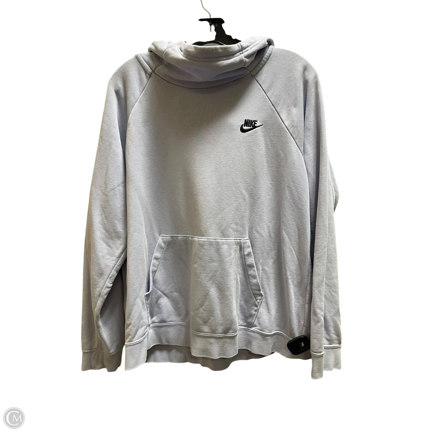 Sweatshirt Hoodie By Nike Apparel In Purple, Size: L