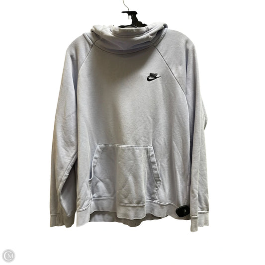 Sweatshirt Hoodie By Nike Apparel In Purple, Size: L