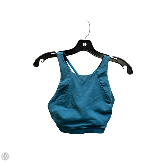 Athletic Bra By Lululemon In Blue, Size: 4
