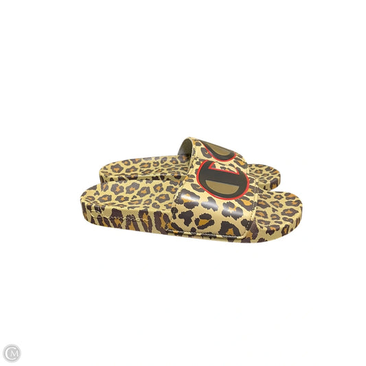 Sandals Flats By Champion In Brown, Size: 10