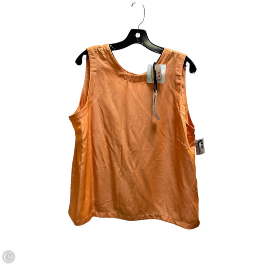 Top Sleeveless By Coco And Carmen In Orange, Size: Xl