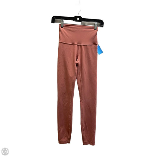 Athletic Leggings By Lululemon In Pink, Size: 2