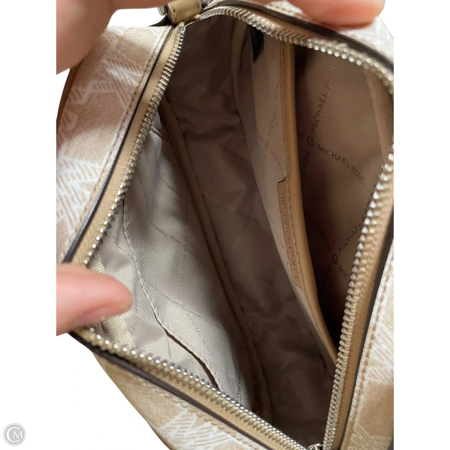Crossbody Designer By Michael Kors, Size: Medium
