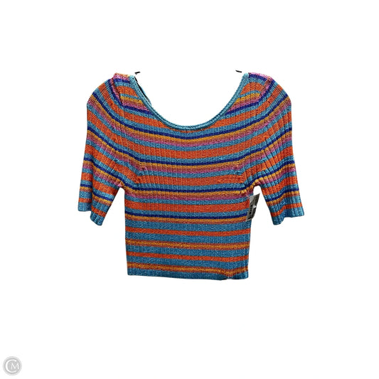 Top Short Sleeve By Free People In Multi-colored, Size: Xs